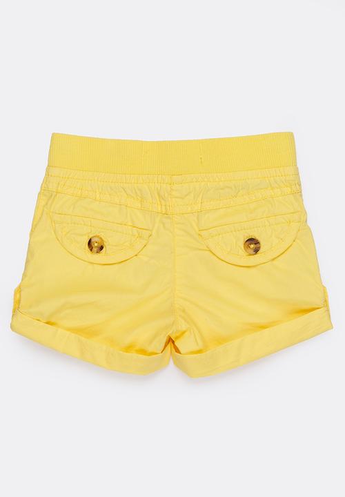 MINOTI - Woven shorts - yellow