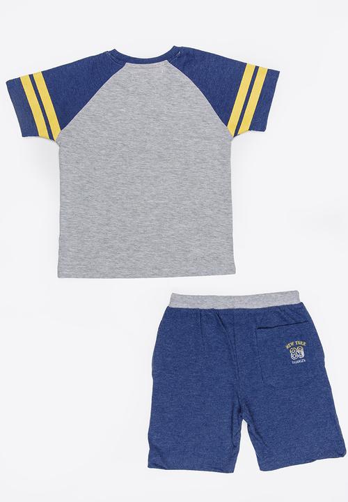 MINOTI - Nap 2 Piece PJ Set Dark Blue