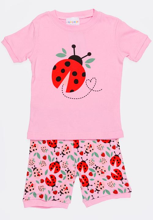 Pop Candy - Short sleeve printed pyjama set - pink  