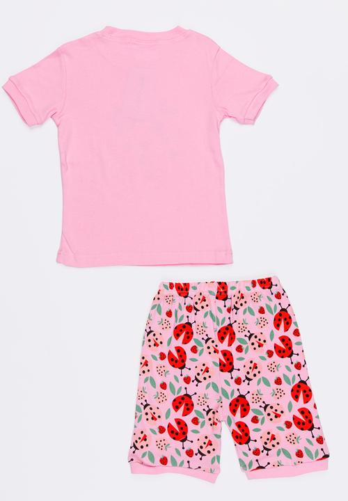 Pop Candy - Short sleeve printed pyjama set - pink  