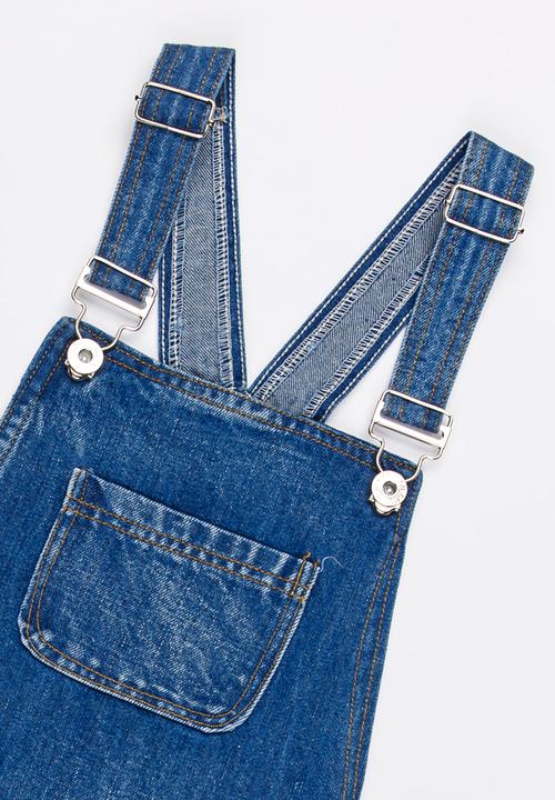 Pop Candy - Dungaree denim dress - blue 