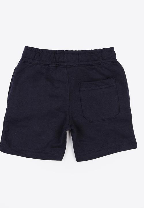 MINOTI - Basic Fleece Shorts Navy
