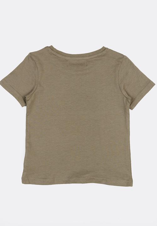 MINOTI - Basic Photographic Vintage Car Print Tee Khaki Green
