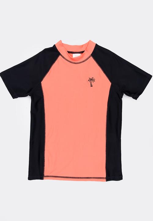 MINOTI - Colour Block Rashvest Mid Pink