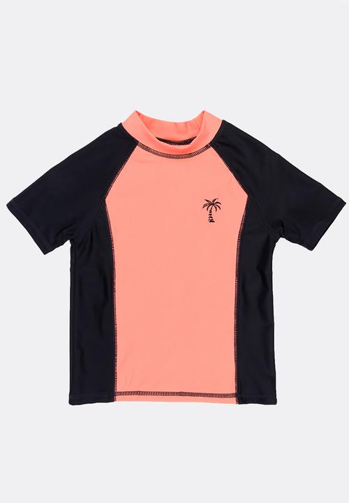 MINOTI - Colour Block Rashvest Mid Pink