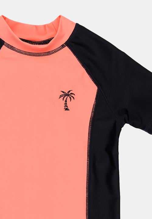 MINOTI - Colour Block Rashvest Mid Pink