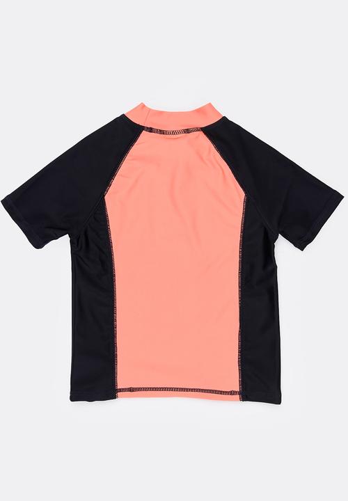 MINOTI - Colour Block Rashvest Mid Pink