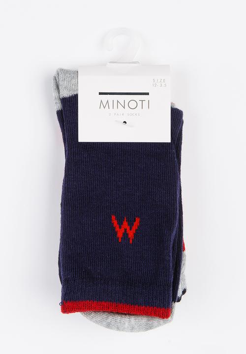 MINOTI - 3 Pack Ankle Socks Multi-colour