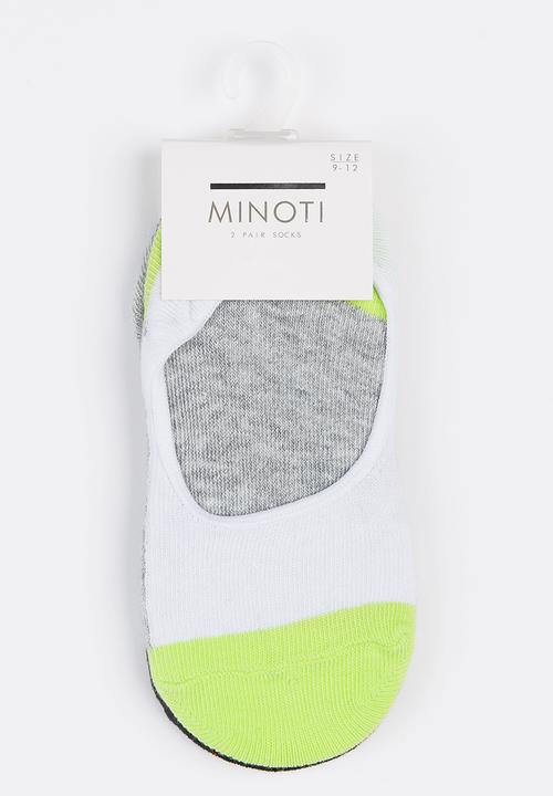MINOTI - 2 Pack Pop Socks Multi-colour