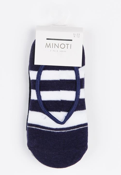 MINOTI - 3 Pack Pop Socks Multi-colour