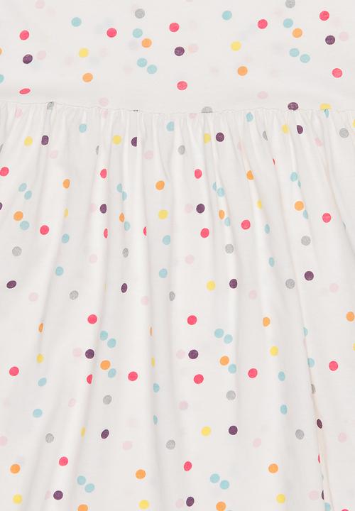 MINOTI - Basic Polka Dot AOP Glitter Print Dress Multi-colour