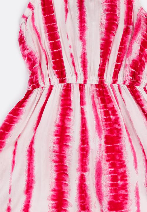 MINOTI - Glasto Tie Dye Criss-Cross Dress Multi-colour