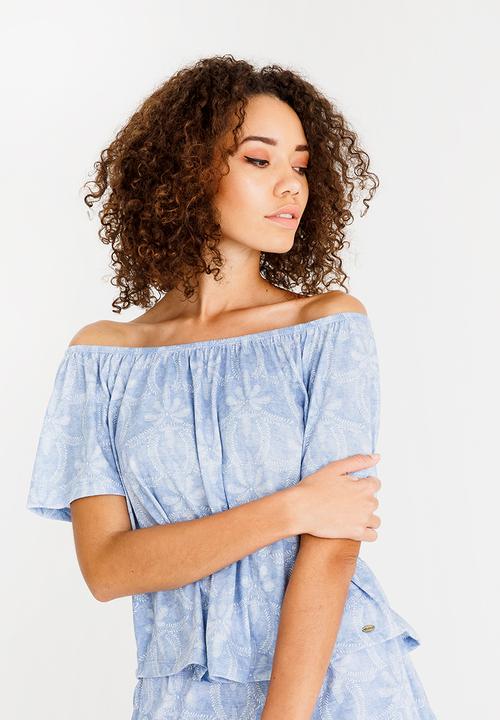 O'Neill - Nali Off Shoulder Top Blue