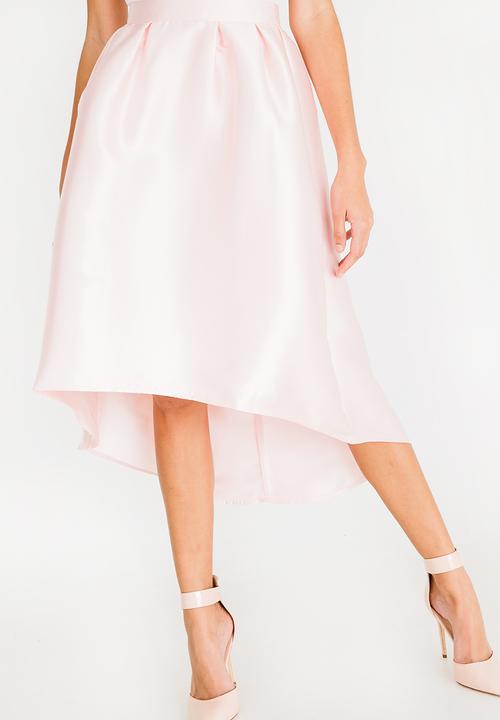 ONLY - Dip hem skirt - Rose