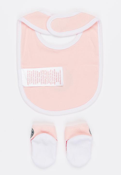 Converse - Converse Chuck bib & bootie set - pink