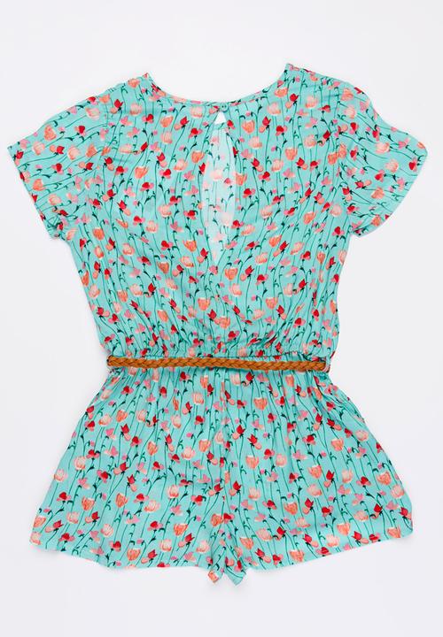 Rebel Republic - Printed playsuit - multi