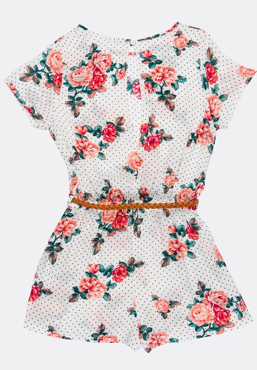 Rebel Republic - Printed playsuit multi