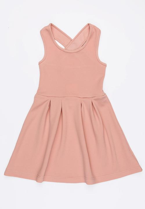 Rebel Republic - Fit & Flare Dress Pale Pink