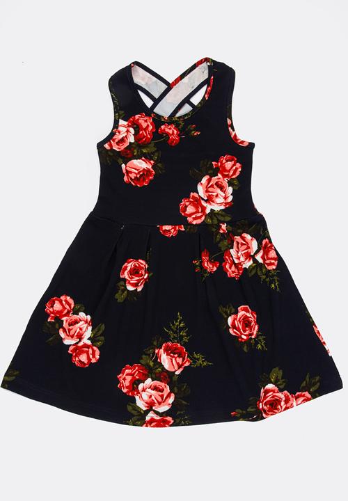 Rebel Republic - Fit & Flare Dress Multi-colour