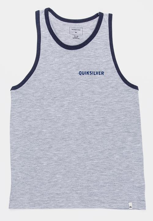 Quiksilver - You better tun tank tee-grey melange