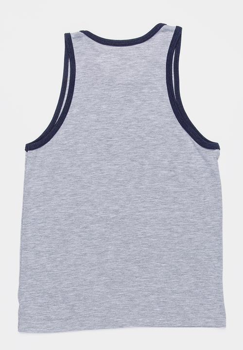 Quiksilver - You better tun tank tee-grey melange