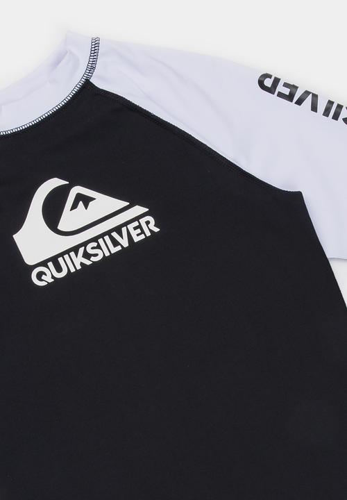 Quiksilver - On Tour Rash Vest - Black and White