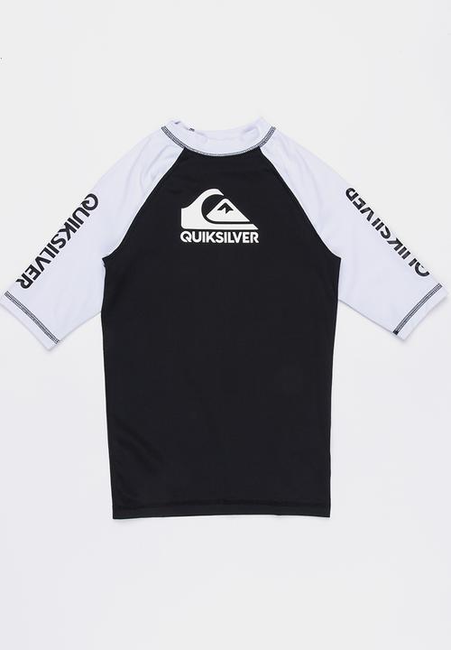 Quiksilver - On Tour Rash Vest - Black and White