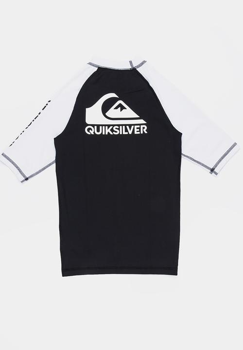 Quiksilver - On Tour Rash Vest - Black and White