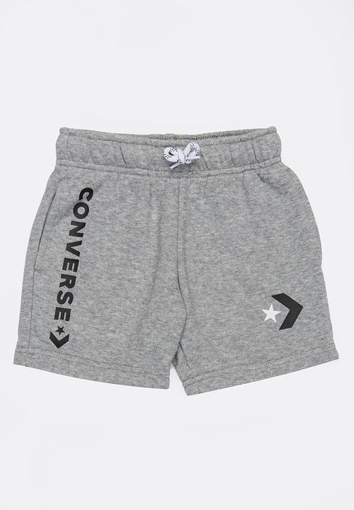 Converse - Star chevron graphic short - grey heather