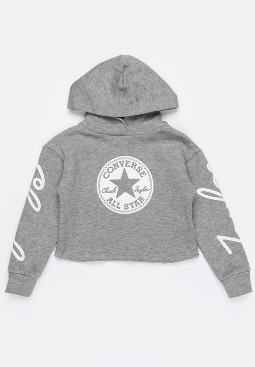 Converse - Chuck taylor sig hoodie - grey 