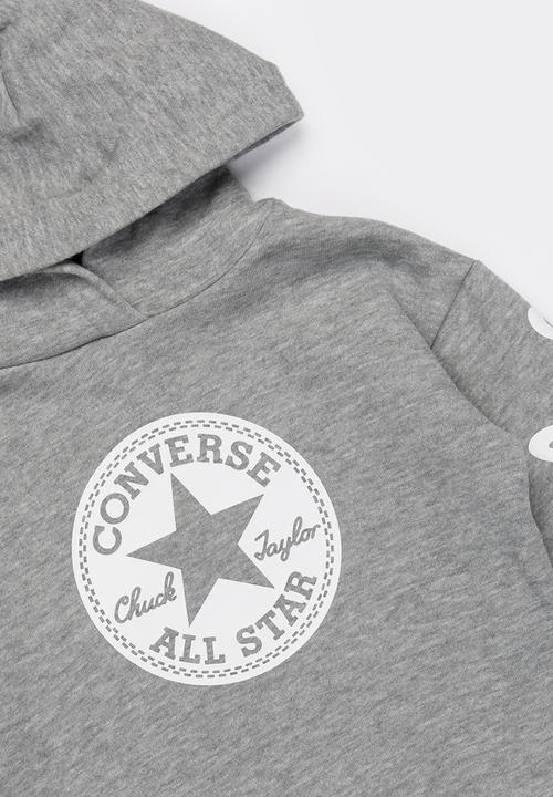 Converse - Chuck taylor sig hoodie - grey 