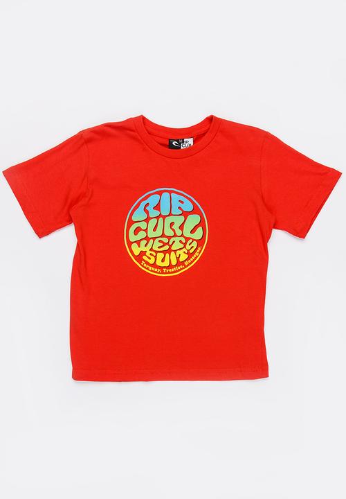Rip Curl - Wetti Faded Tee Red