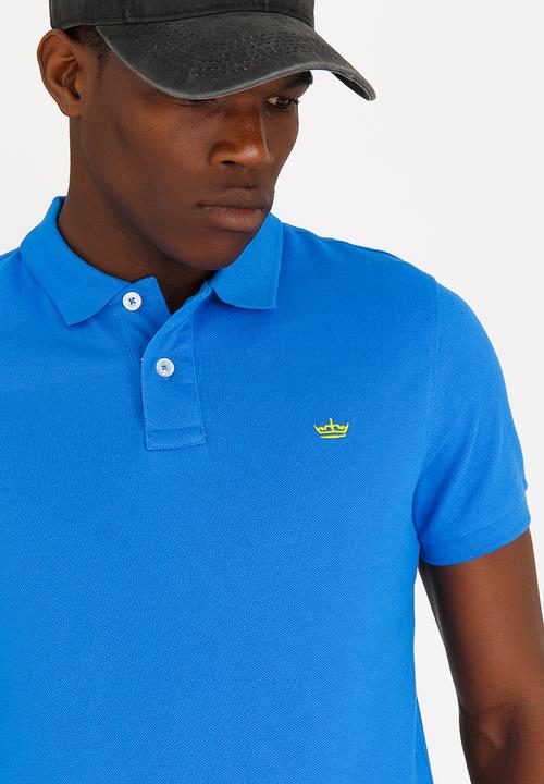 STYLE REPUBLIC - Crown Piquet Golfer Blue