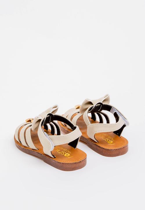Pop Candy - Bow Detailed Sandal Beige