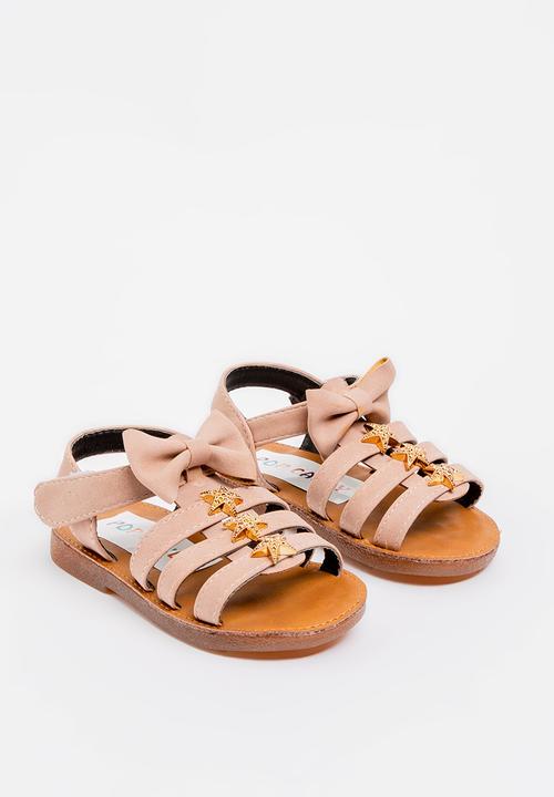 Pop Candy - Bow Detailed Sandal Pale Pink