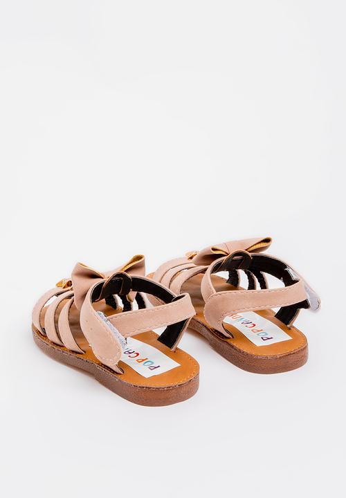 Pop Candy - Bow Detailed Sandal Pale Pink