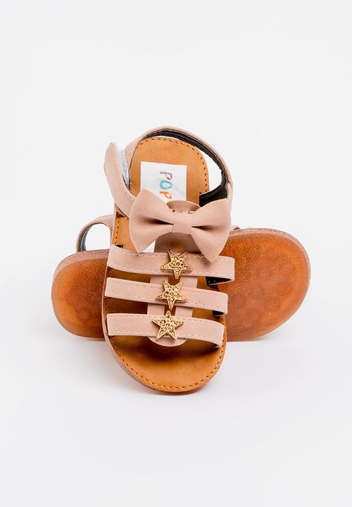 Pop Candy - Bow Detailed Sandal Pale Pink