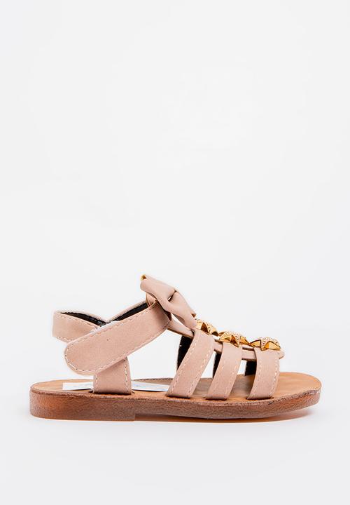 Pop Candy - Bow Detailed Sandal Pale Pink