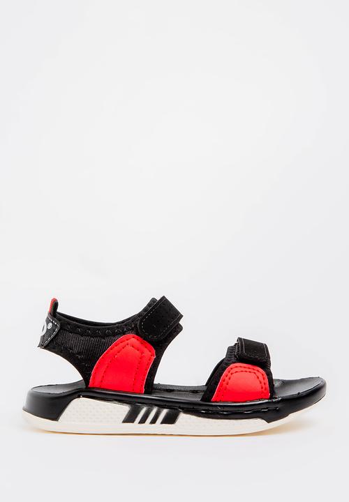 Pop Candy - Velcro Strap Sandal - Black