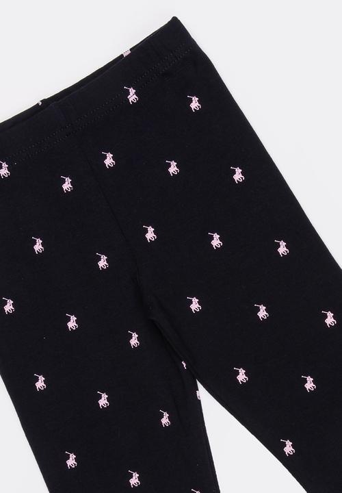 POLO - Kids Sadie printed legging - black