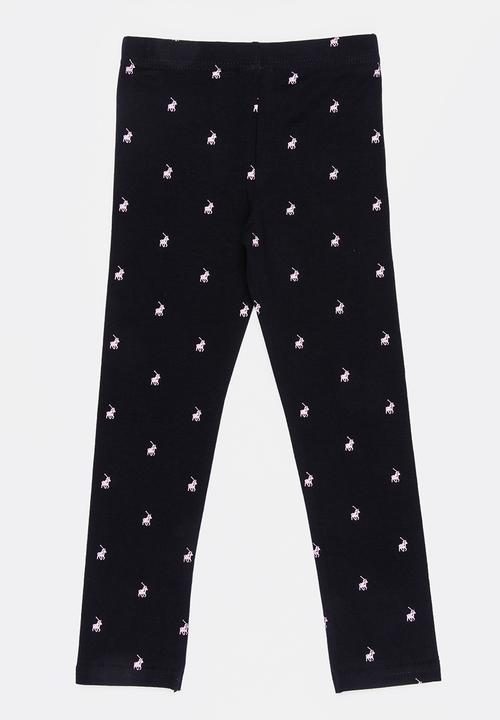 POLO - Kids Sadie printed legging - black