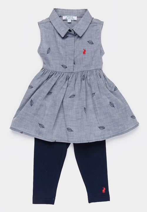 POLO - Natalie dress & legging set - navy