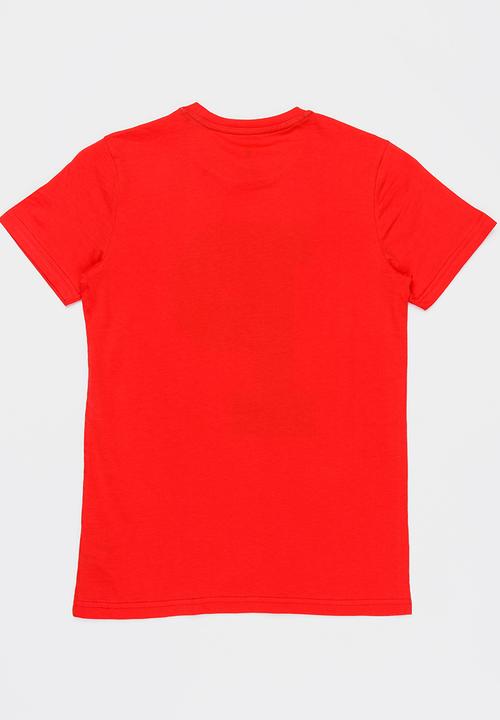 POLO - Bryan printed tee - coral
