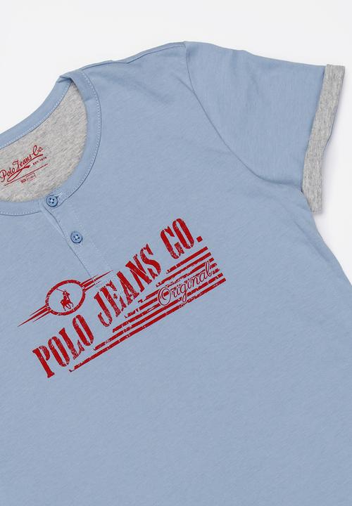 POLO - Justin Henley tee - blue