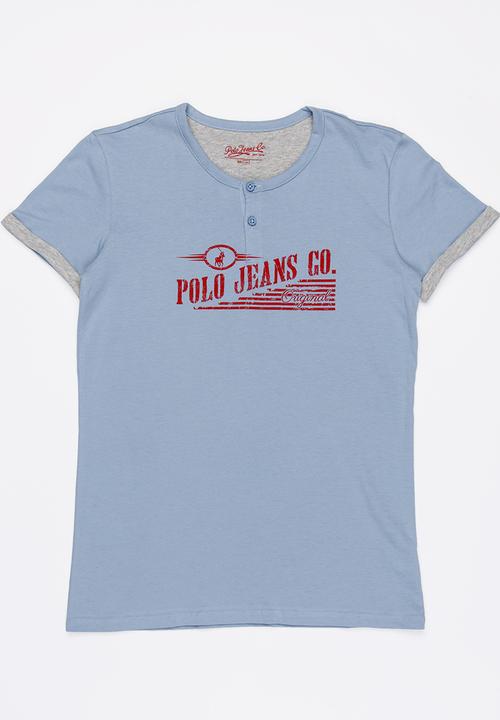 POLO - Justin Henley tee - blue