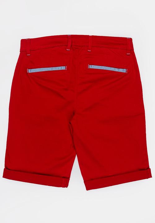 POLO - Andrew chino shorts - red