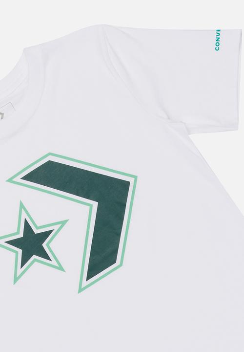 Converse - Converse Outlined Star Chevron Tee White