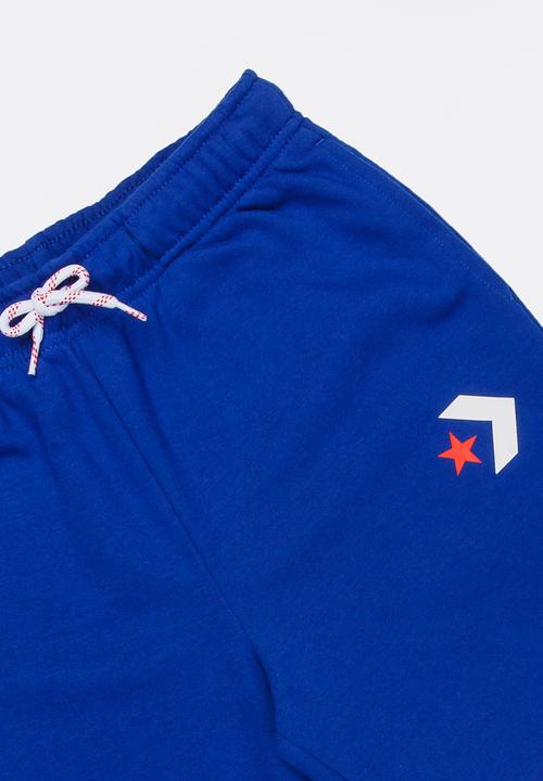 Converse - Converse star chevron graphic short - blue