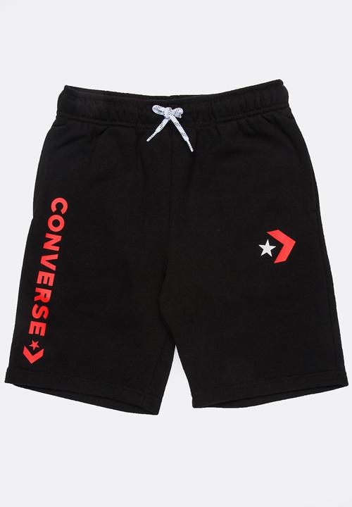 Converse - Converse star chevron graphic short - black