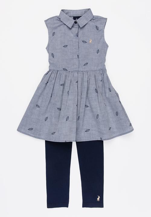 POLO - Kim dress & legging set - navy